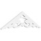 Ekena Millwork Pitch Preston Architectural Grade PVC Gable Pediment, 36"W x 10 1/2"H x 1"P (7/12) GPP036X011X100PRE - alternate 1